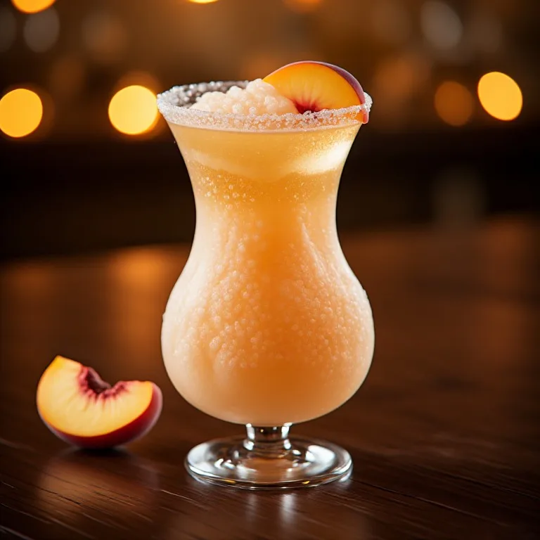 Outback Wallaby Darned — The Frozen Peach Drink With Bubbles on Top
